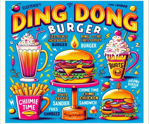 Ding Dong Burger Menu