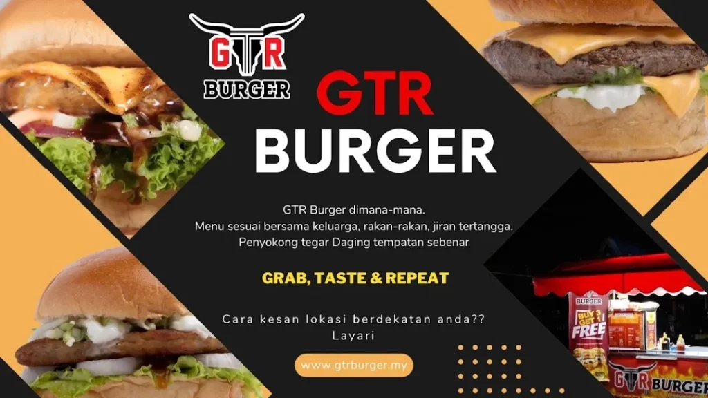 GTR Burger Menu