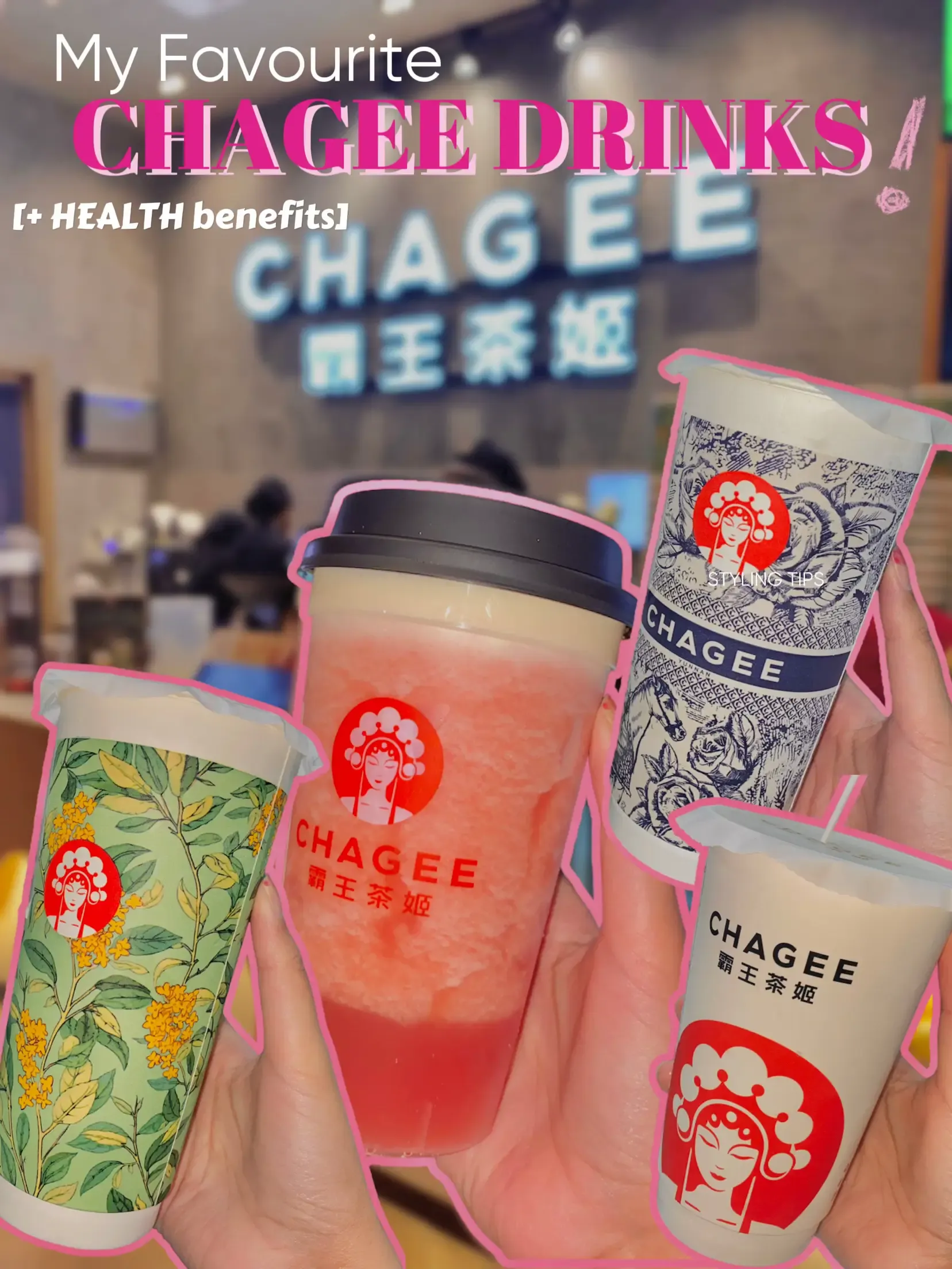 chagee menu