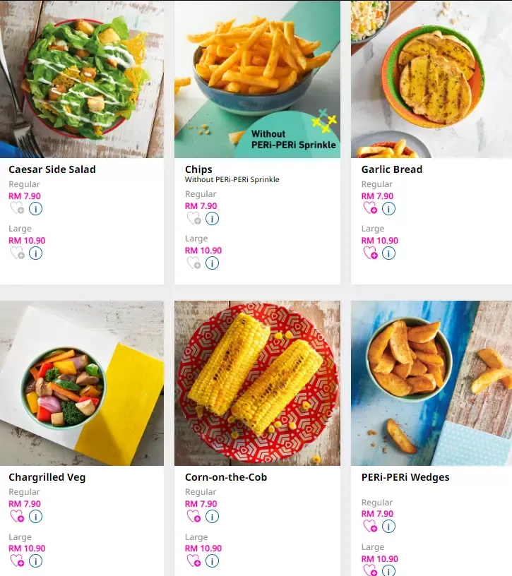 Nandos Menu Harga Malaysia 2024 Terkini Senarai 