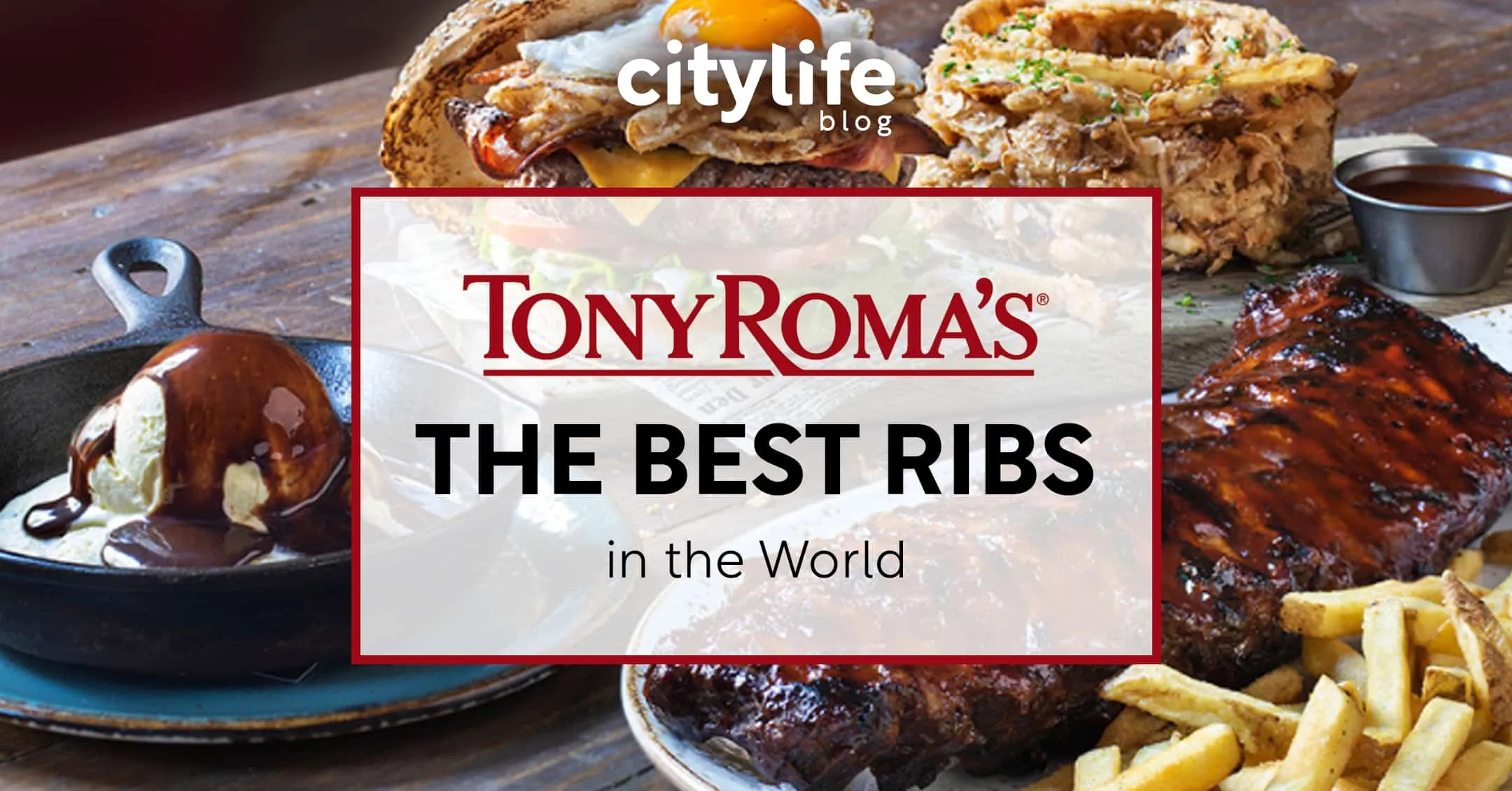 Tony Roma's Menu