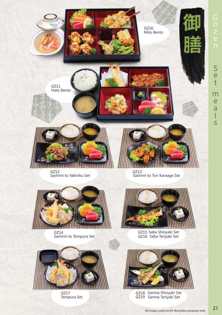 Nippon Sushi Wraps Menu