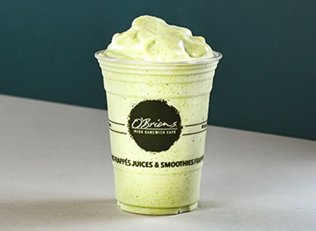 O'Briens Ice Blended Smoothies Menu