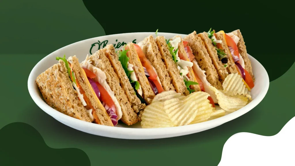 O'Briens Triple-Decker Menu