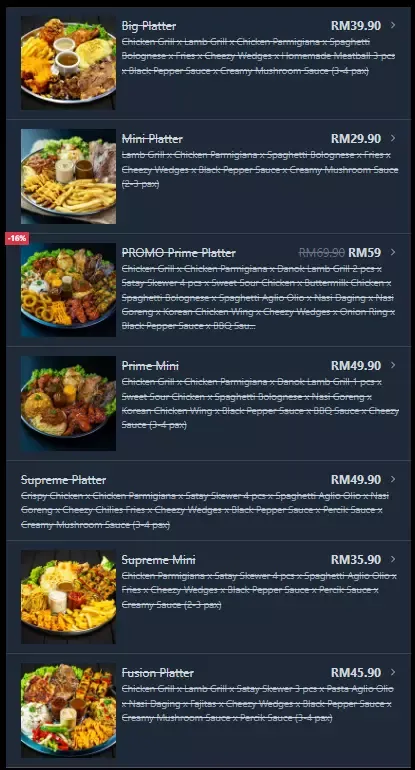 Soru Station Platter