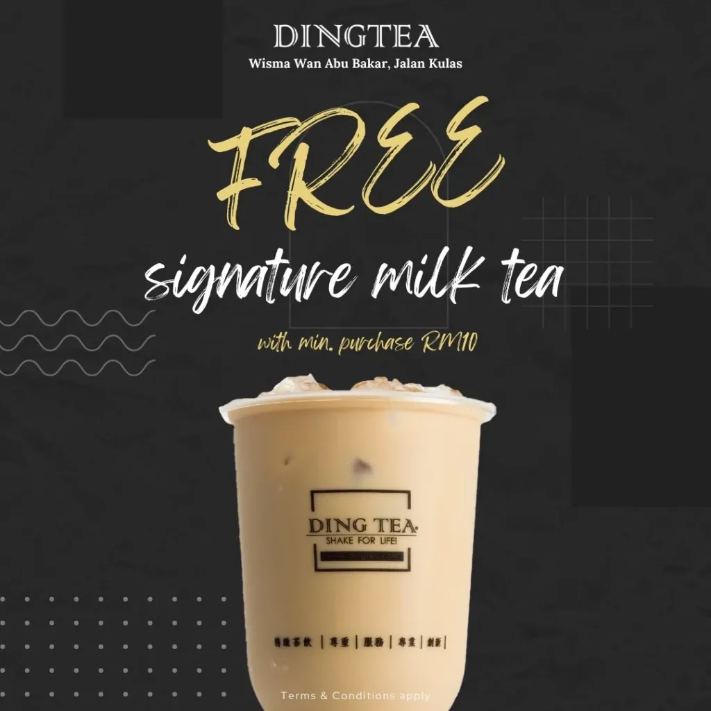 Ding Tea FLAVORED TEA Menu