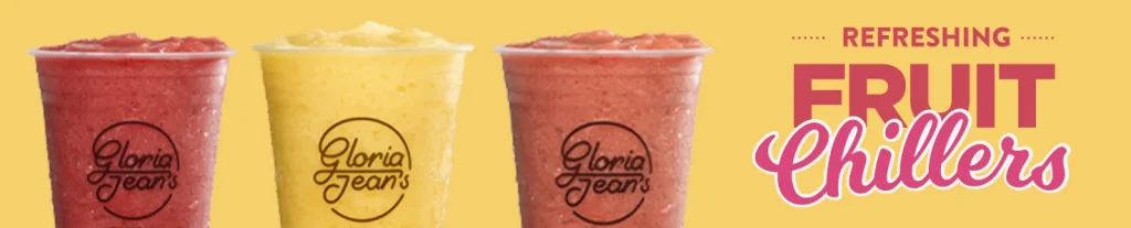Gloria Jeans Coffee Fruit Chillers Menu