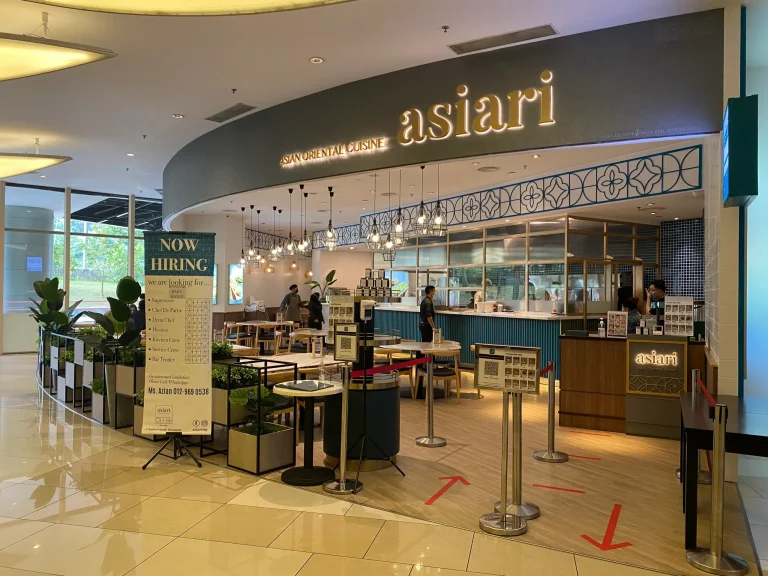 asiari menu