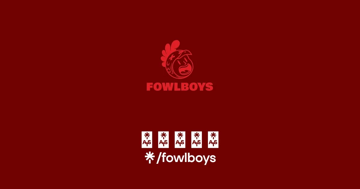 Fowlboys Menu