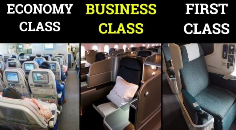 What is the Difference between Business Class And Economy Class