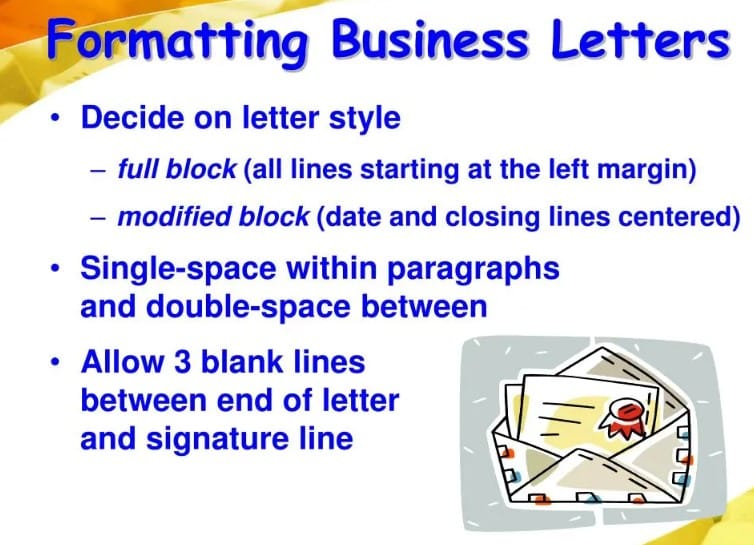 When Formatting Business Letters You Should Use Ragged-Right Margins