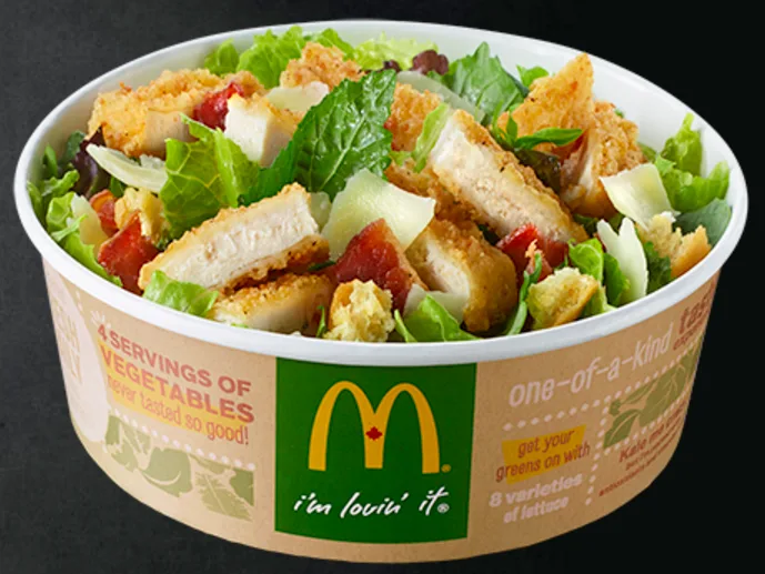McDonalds Salad Menu Healthy Options Await MCD Menu